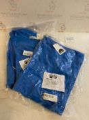 RRP £26 Set of 2 x Hikaro Men's Sport T-Shirt Quick Dry Breathable Short Sleeve, XL