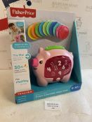 RRP £29.99 Fisher-Price Laugh and Learn Smart Stages Piggy Bank