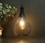 RRP £31.99 JHY Design Hanging Lamp Battery Powered Decorative Pendant Lamp