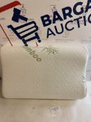 RRP £25.99 Ecosafeter Contour Memory Foam Pillow- Cervical Orthopedic Deep Sleep Neck Pillow