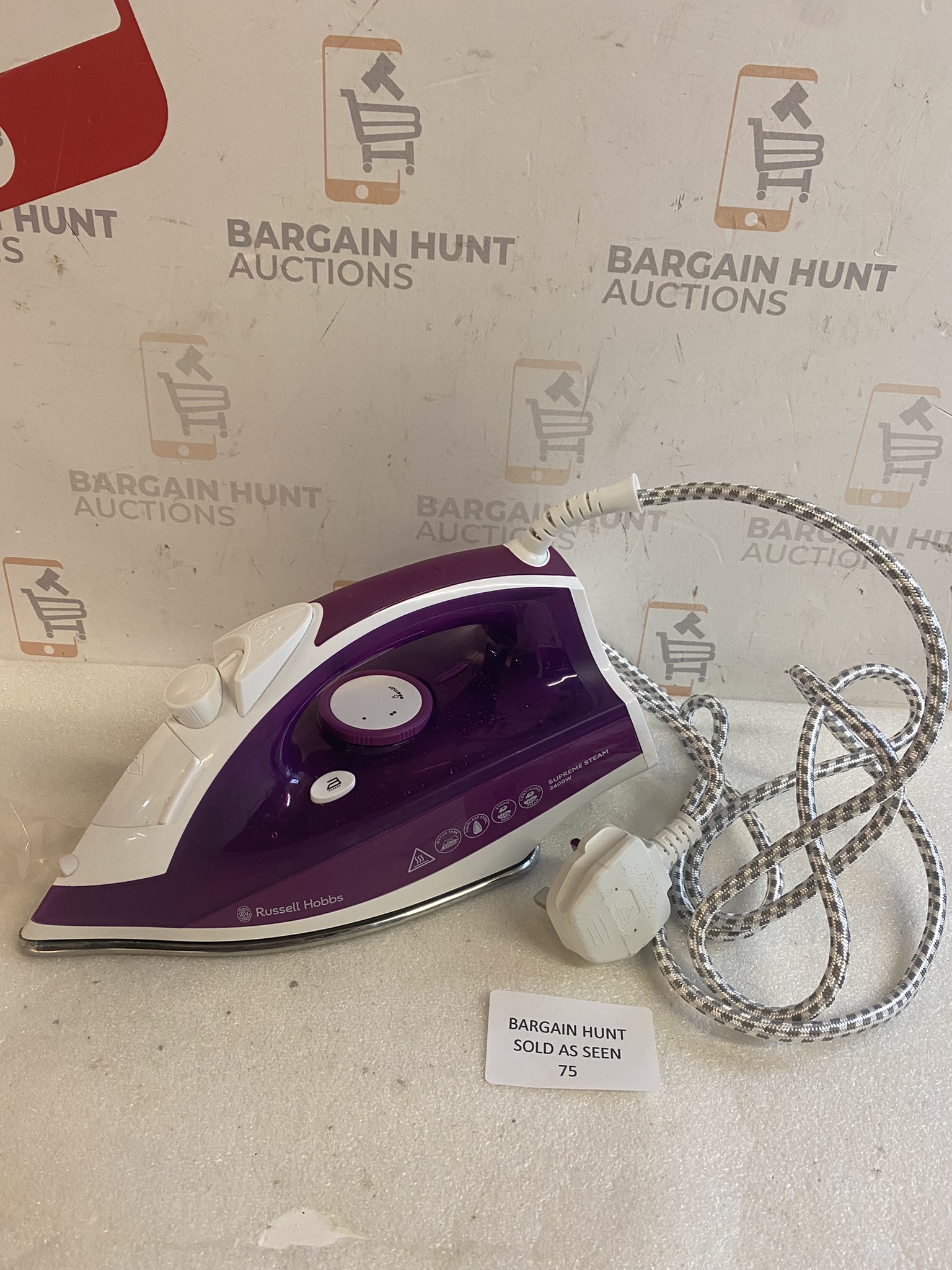 russell hobbs supreme steam traditional iron 23060