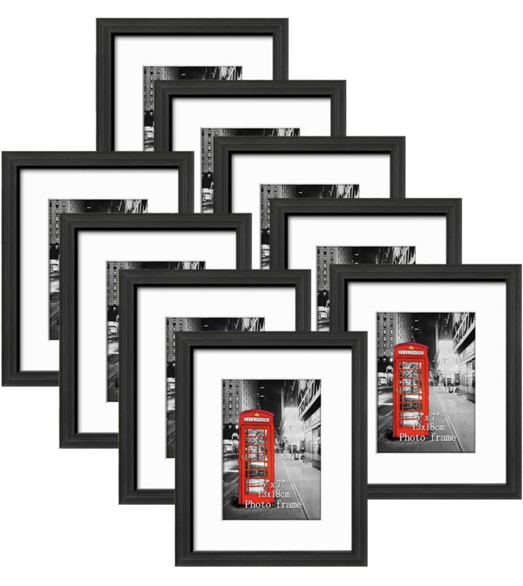 Eono 7x5 Photo Frames Set of 9 Picture Frames RRP £33.99