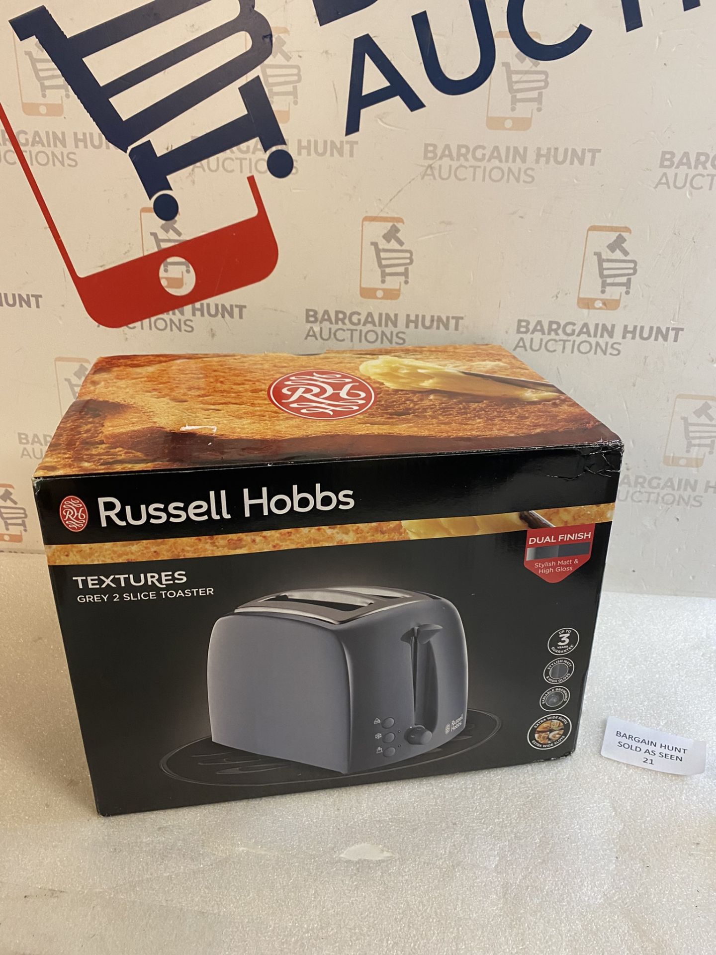 Russell Hobbs 21644 Textures 2-Slice Toaster RRP £20.99