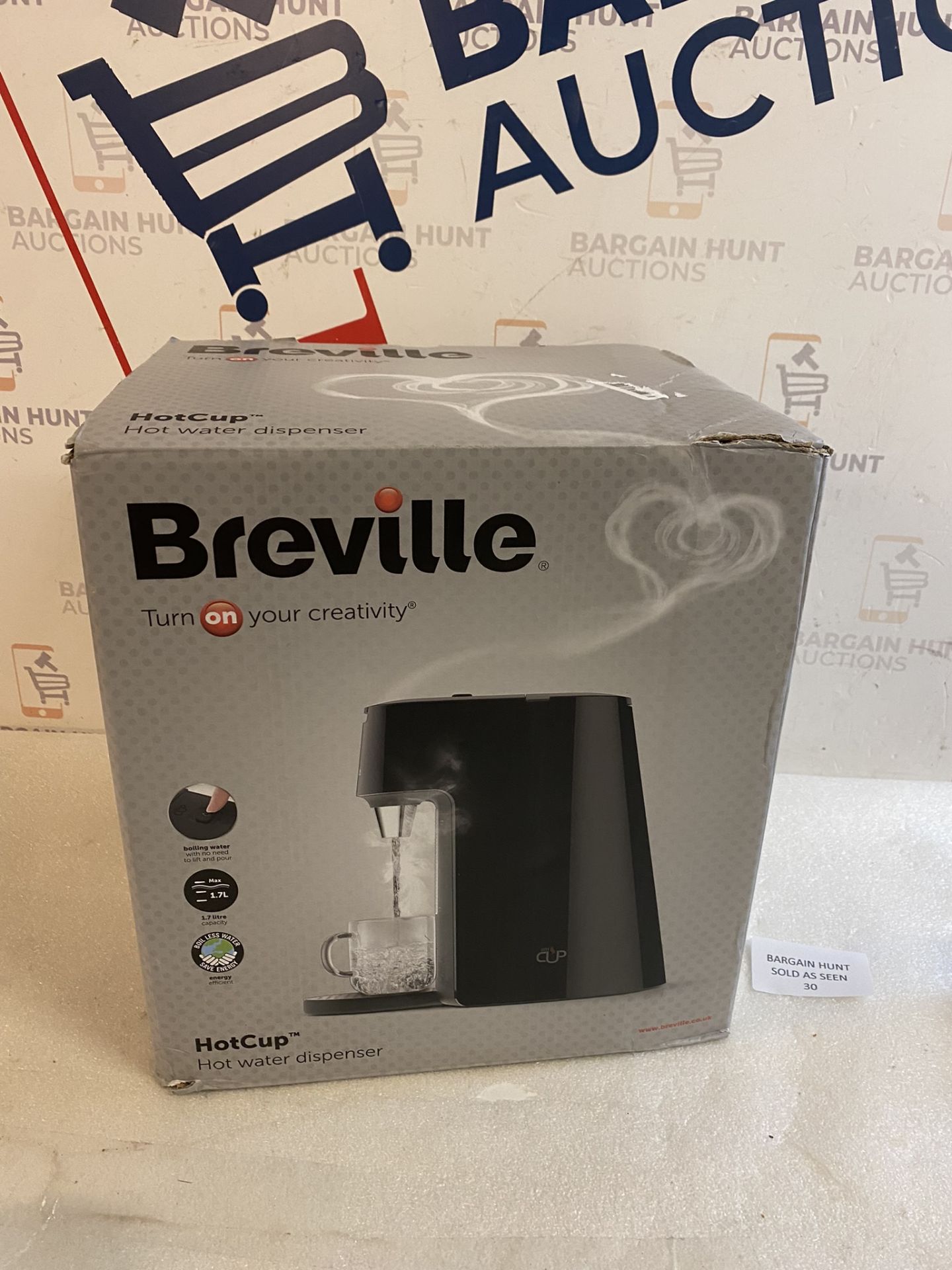 Breville HotCup Hot Water Dispenser 3KW Fast Boil RRP £39.99