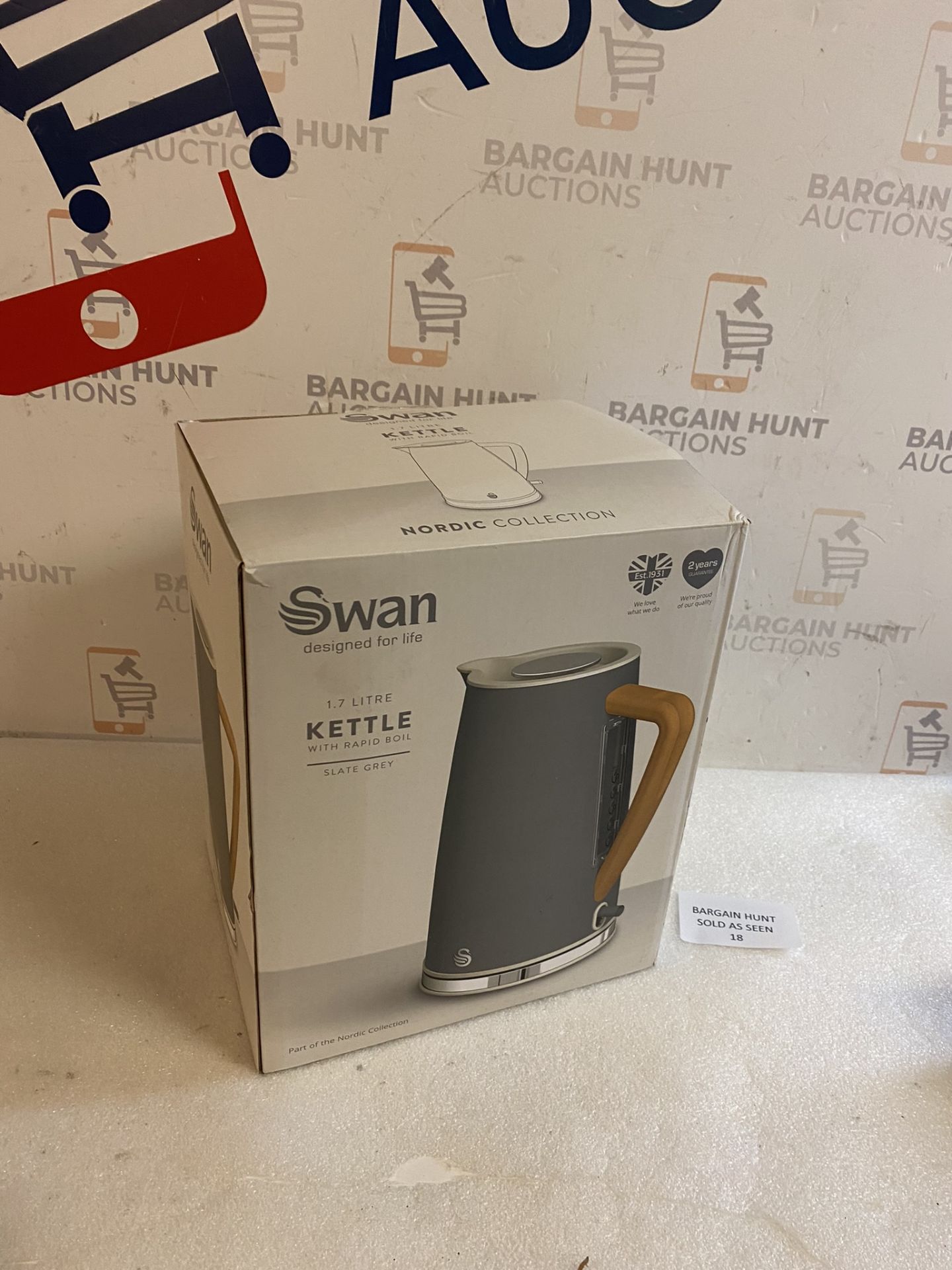 Swan SK14610GRYN Nordic Rapid Boil Jug Kettle RRP £54.99