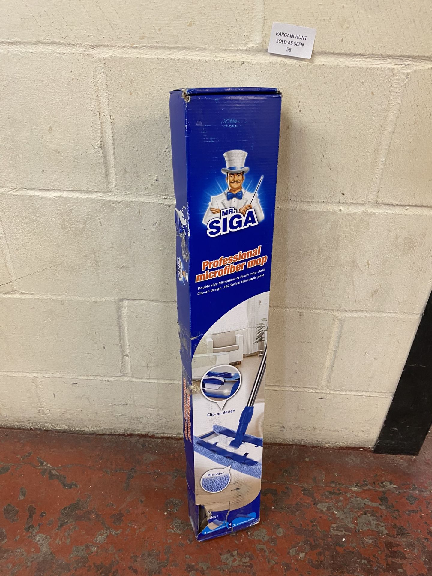 Mr.Siga Professional Microfibre Mop with Telescopic Handle RRP £35.99 - Image 2 of 2