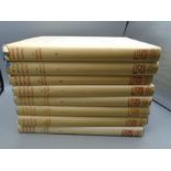 Colonel M H Grant Edition 67 of 500 The Old English Landscape Painters in 8 volumes, dust covers,