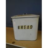 Enamel bread bin