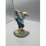 Cast iron Golfer doorstop