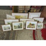 Collection of framed prints