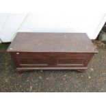 Pine 19th century blanket box H47cm W108cm D44cm approx