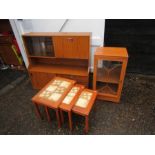 Mid century sideboard, HI-FI cabinet and nest of tile topped tables