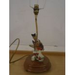 A florence red robin table lamp