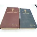 Two AA Road books members copies one England and Wales, the other Scotland circa 1945.