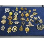 Collection of military badges