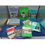 Collection of vintage angling books by Faddist, Burrett & Pearson, Taverner, Kenny etc plus London