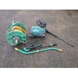 Bosch pressure washer and hose pipe etc from house clearance