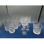 Quantity of glassware to include cut glass, vintage glass etc