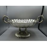 Silver plate centre piece pedestal dish