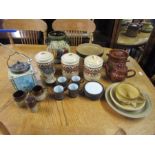 T. G Green, Hornsea and other stoneware and pottery items
