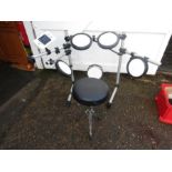 Millenium mps-100 electronic drum kit with accessories