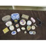 Collection of trinket boxes