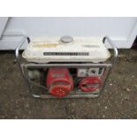 Honda petrol generator from house clearance