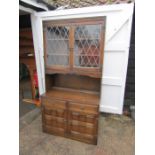 Oak Old Charm style dresser H196cm W100cm D47cm approx