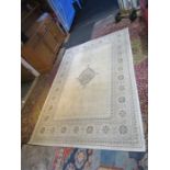 Cream rug 191cm x 280cm approx