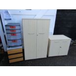 Office furniture including cupboards and drawers