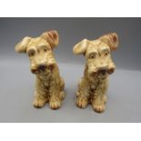 A pair of Sylvac dogs