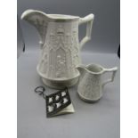 Port Meirion white Gothic jus large is approx 23cm tall