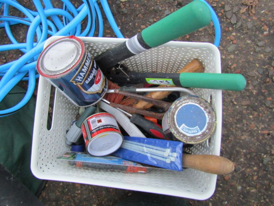 Garden sprayers, hose pipes and tools etc - Image 3 of 4