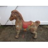 Vintage Mobo ride-on horse for display only