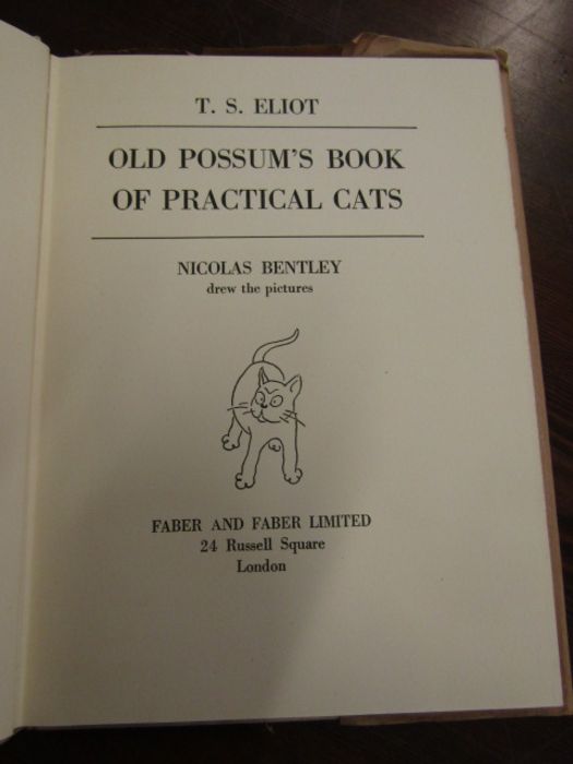 T.S Elliot, drawings by Nicolas Bentely old possums book of practical cats (?1948) Faber & Faber ltd - Image 4 of 9