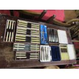 Knife sets, nutcrackers and high quality scissors etc