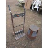 Black and Decker Tough Truck trolley and and kick stool