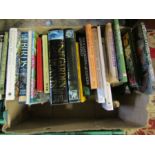 A box of quality gardening books