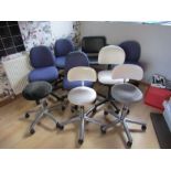 9 Office/Beautician adjustable chairs from local beauticians due to relocating. Items will need
