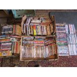 4 boxes of dvd's