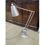 Retro Hadrill and Horstmann style adjustable roller desk lamp