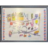 Glynn Boyd Harte (1948 - 2003), colour screen print, signed in pencil, 1/x artist's proof framed and