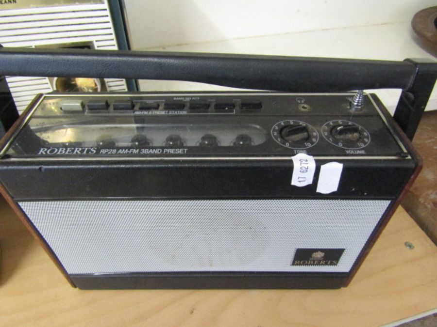 3 vintage radio's for Roberts, Philips. for display - Image 2 of 4