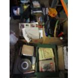 A job lot to include books, local historian booklets, War illustrated magazines a vintage