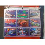 Album of car related collector/trading cards to incl 1995 Australian Grand Prix, Motor Racing