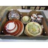 Box of mixed china