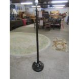 Wooden floor lamp