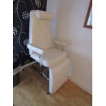 Adjustable beauty chair from local beauticians due to relocating. Items will need collecting from