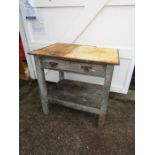 Work bench H97cm W102cm D77cm approx