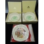 Poole pottery and Palissy boxed dishes